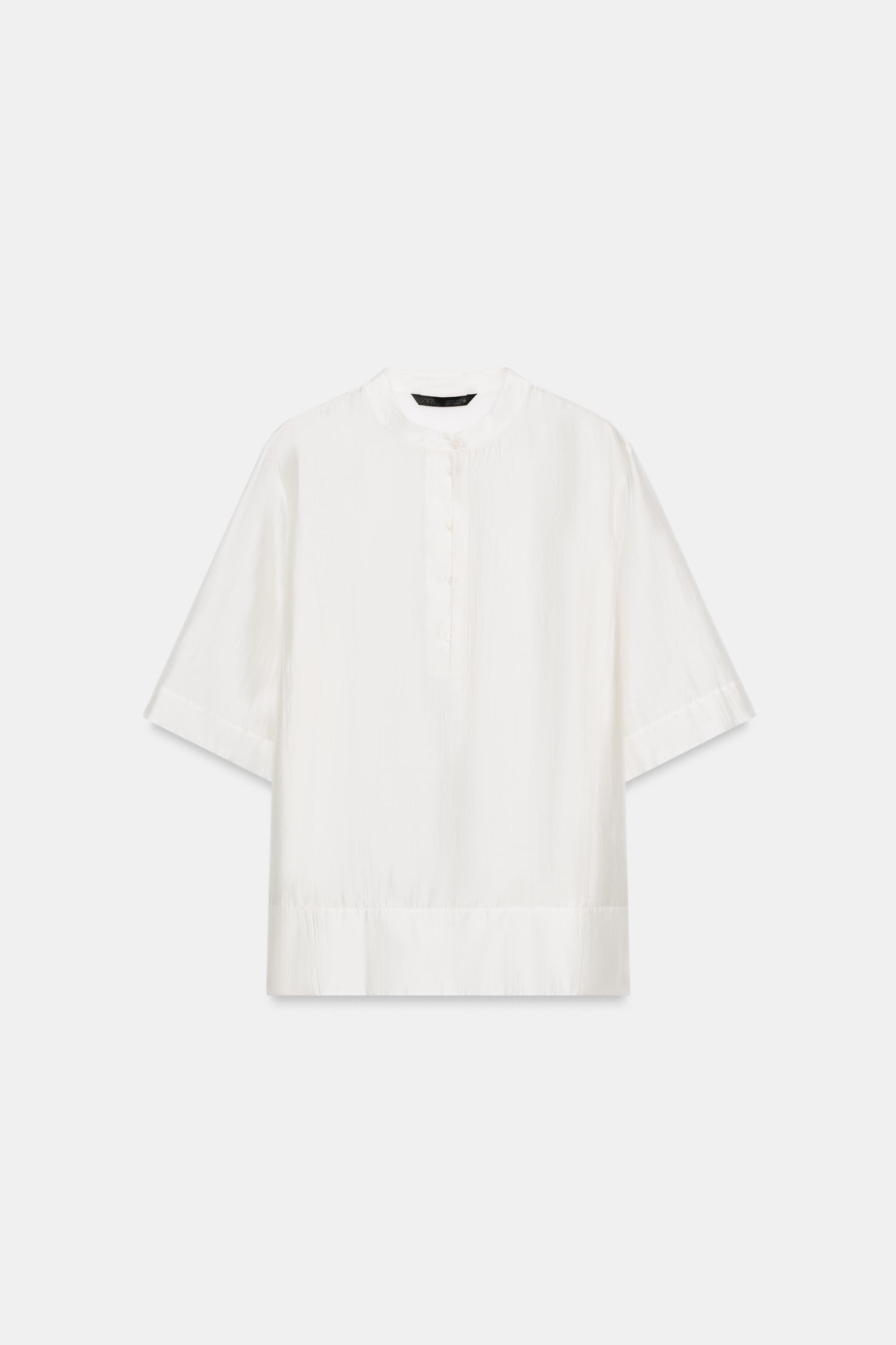 BLOUSE FLUIDE MANCHES COURTES ZW COLLECTION